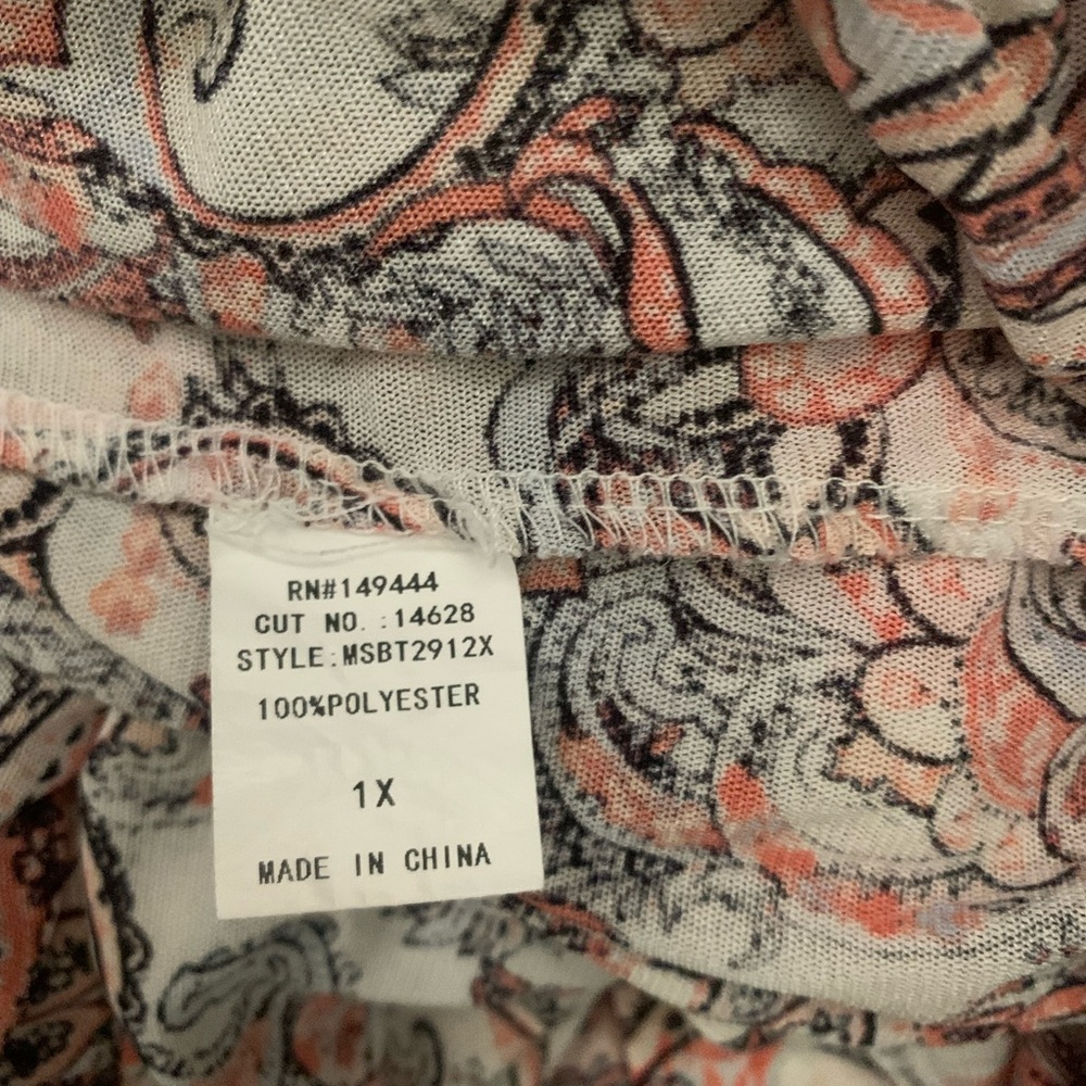 Paisley Ruffle top - Picture 9 of 11